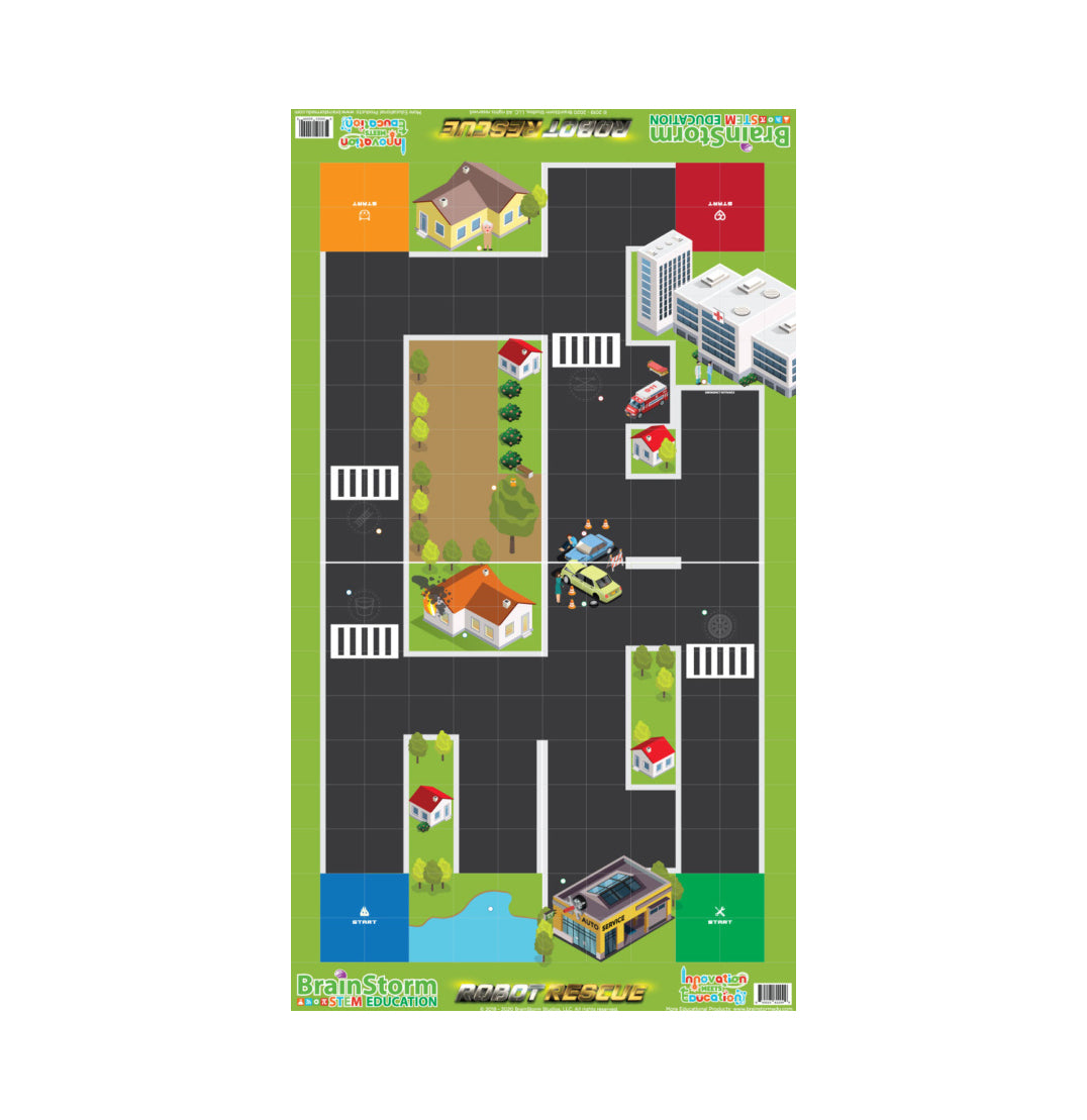 Robotics Activity Mat: Robot Rescue