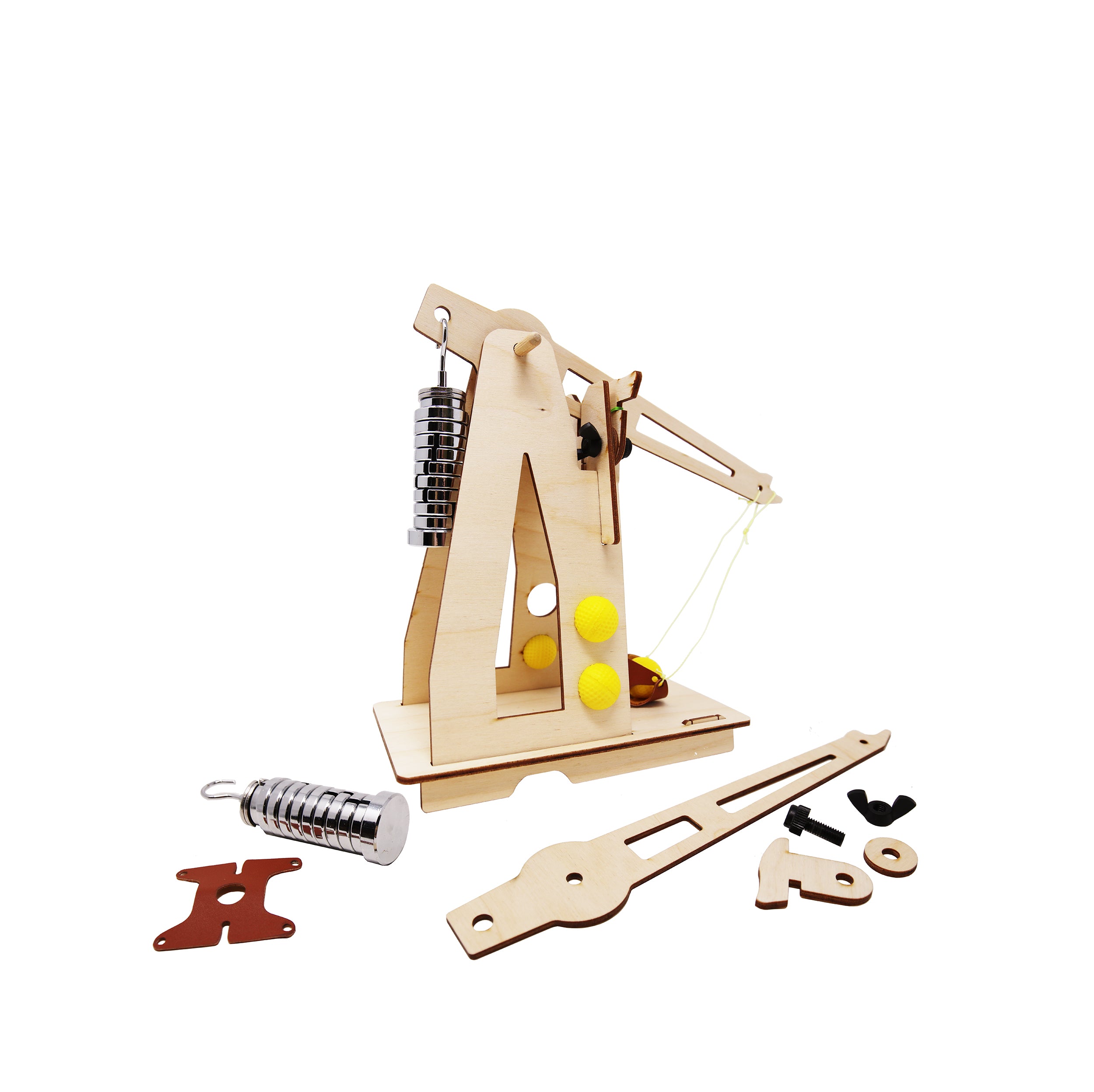 BrainStorm Trebuchet Physics STEM Kit - Class Pack (10 Kits + Educator Guide)