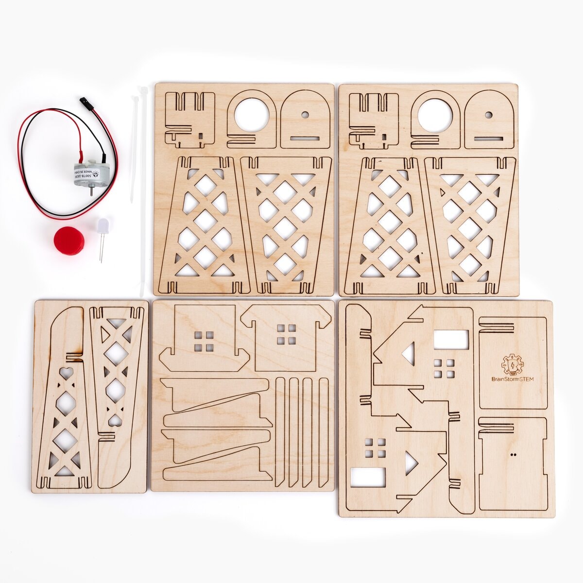 BrainStorm Wind Turbine STEM Kit – Class Pack (10 Kits + Educator Guide)