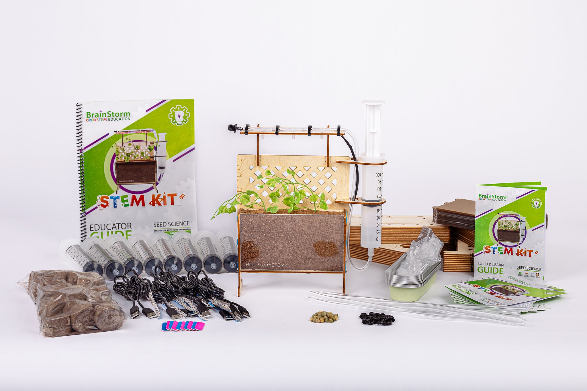 BrainStorm Seed Science STEM Kit – Class Pack (10 Kits + Educator Guide)