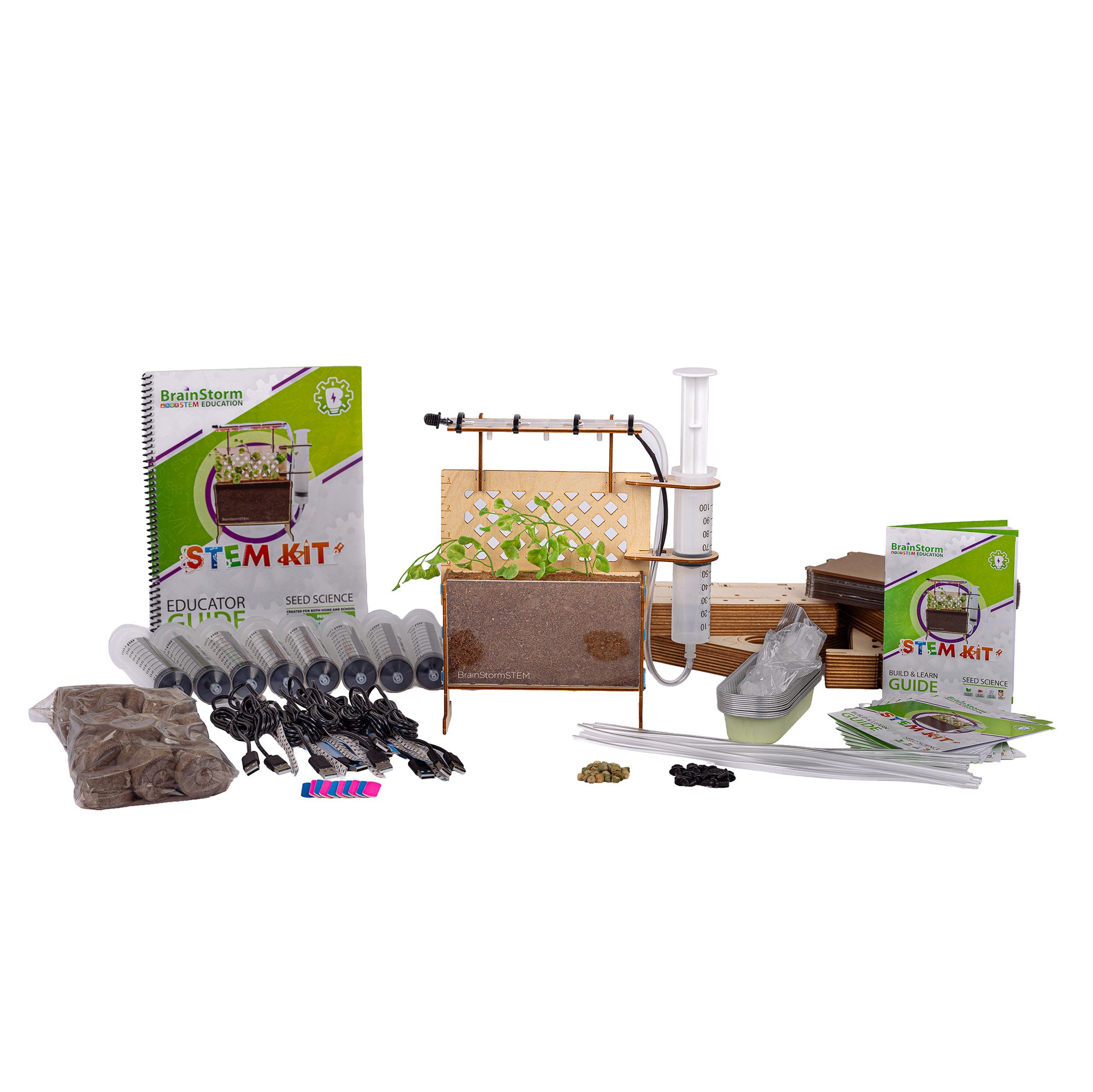 BrainStorm Seed Science STEM Kit – Class Pack (10 Kits + Educator Guide)