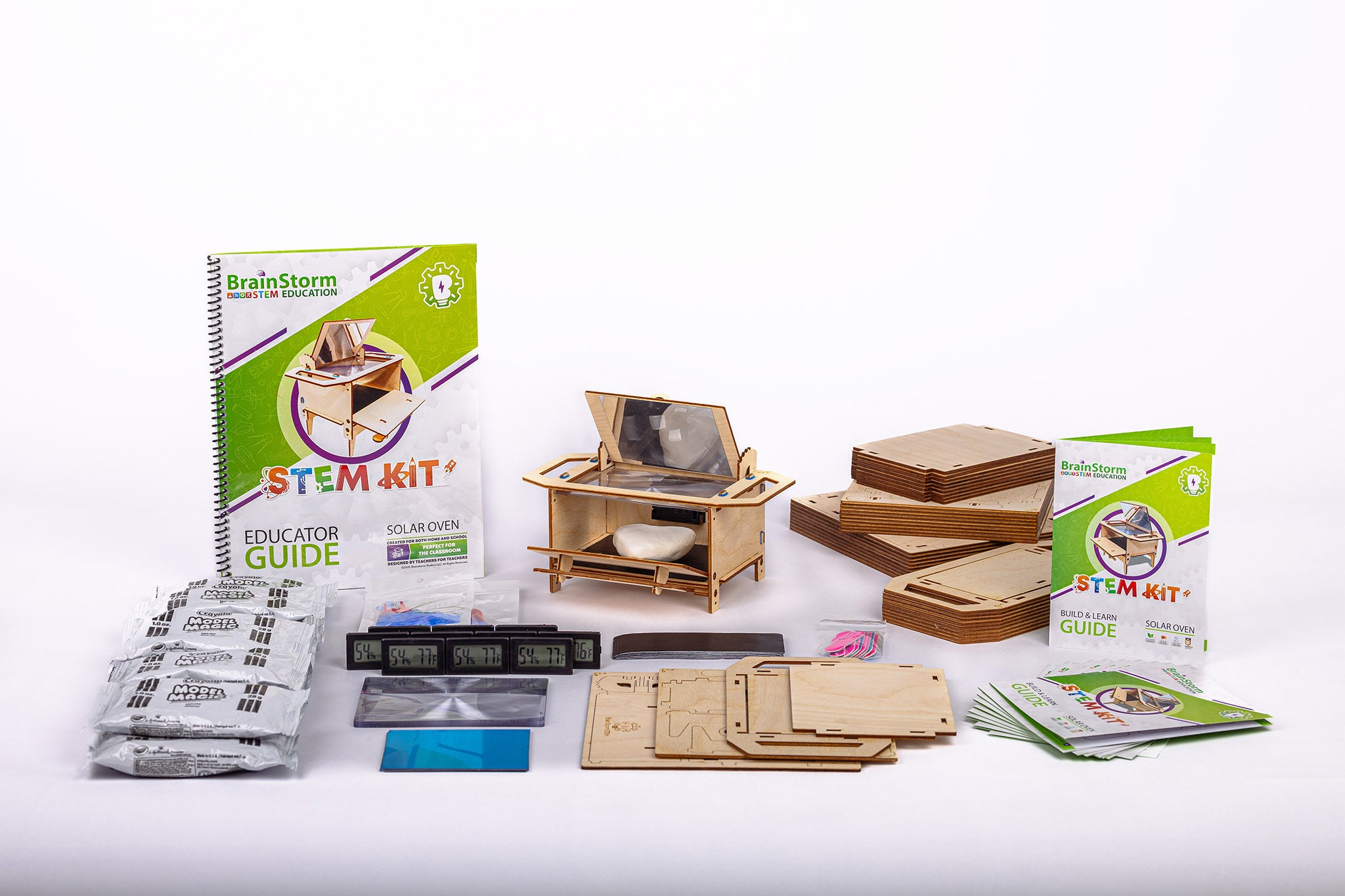 BrainStorm Solar Oven STEM Kit – Classpack (10 Kits + Educator Guide)