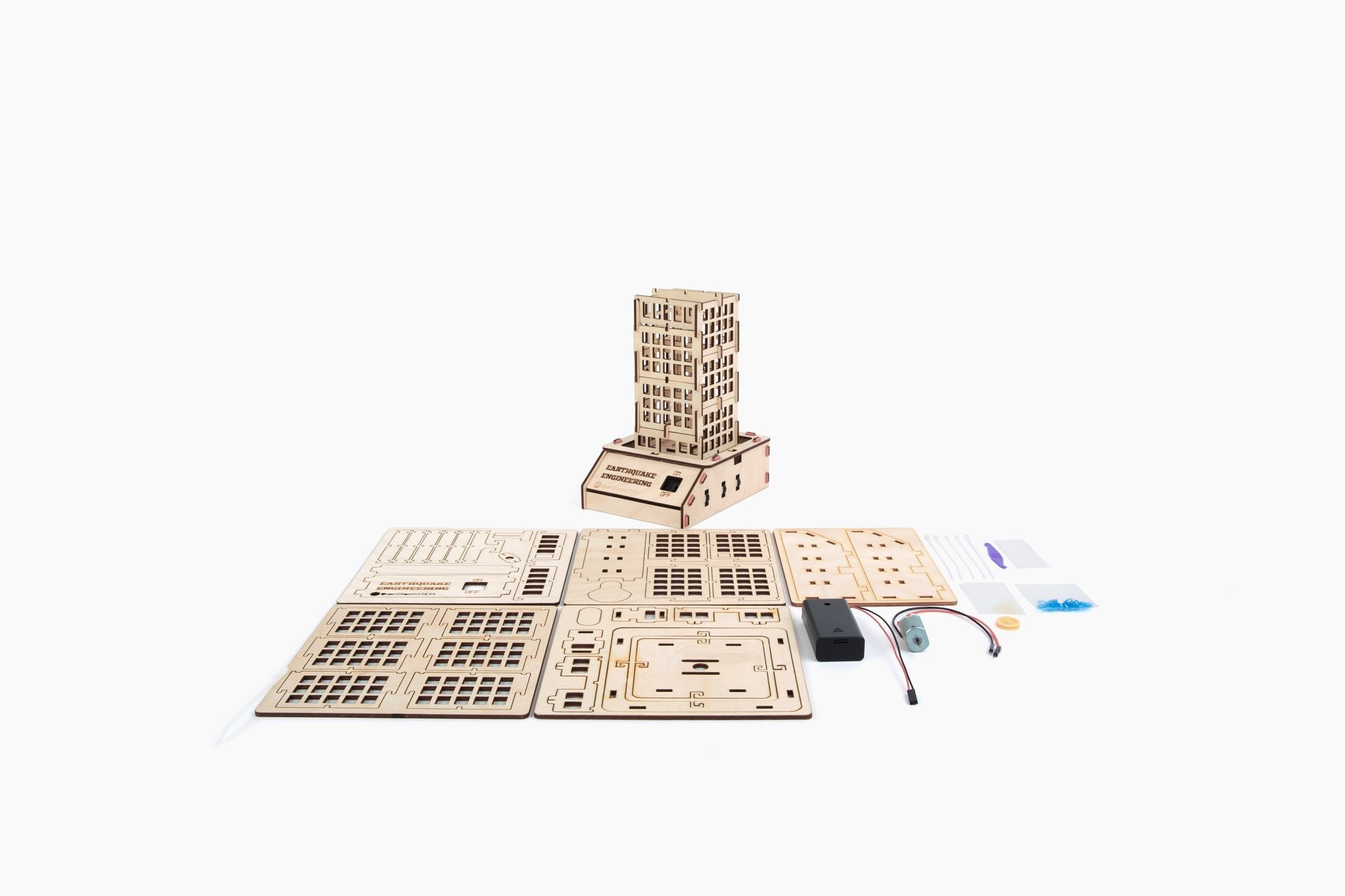 BrainStorm Earthquake Engineering STEM Kit - Classpack (10 Kits + Educator Guide)