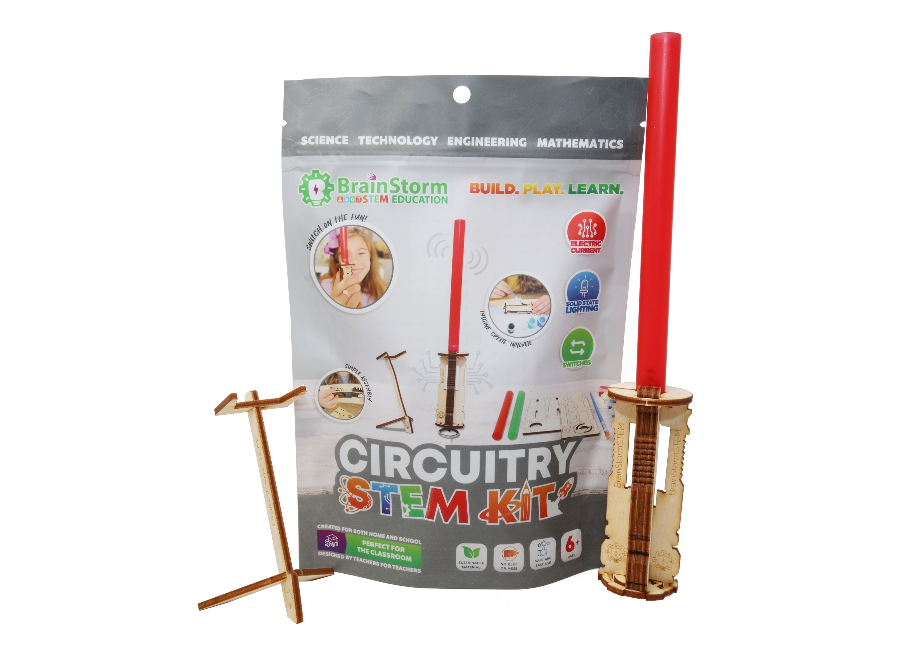 BrainStorm Circuit Sword STEM Kit - Classpack (10 Kits + Educator Guide)