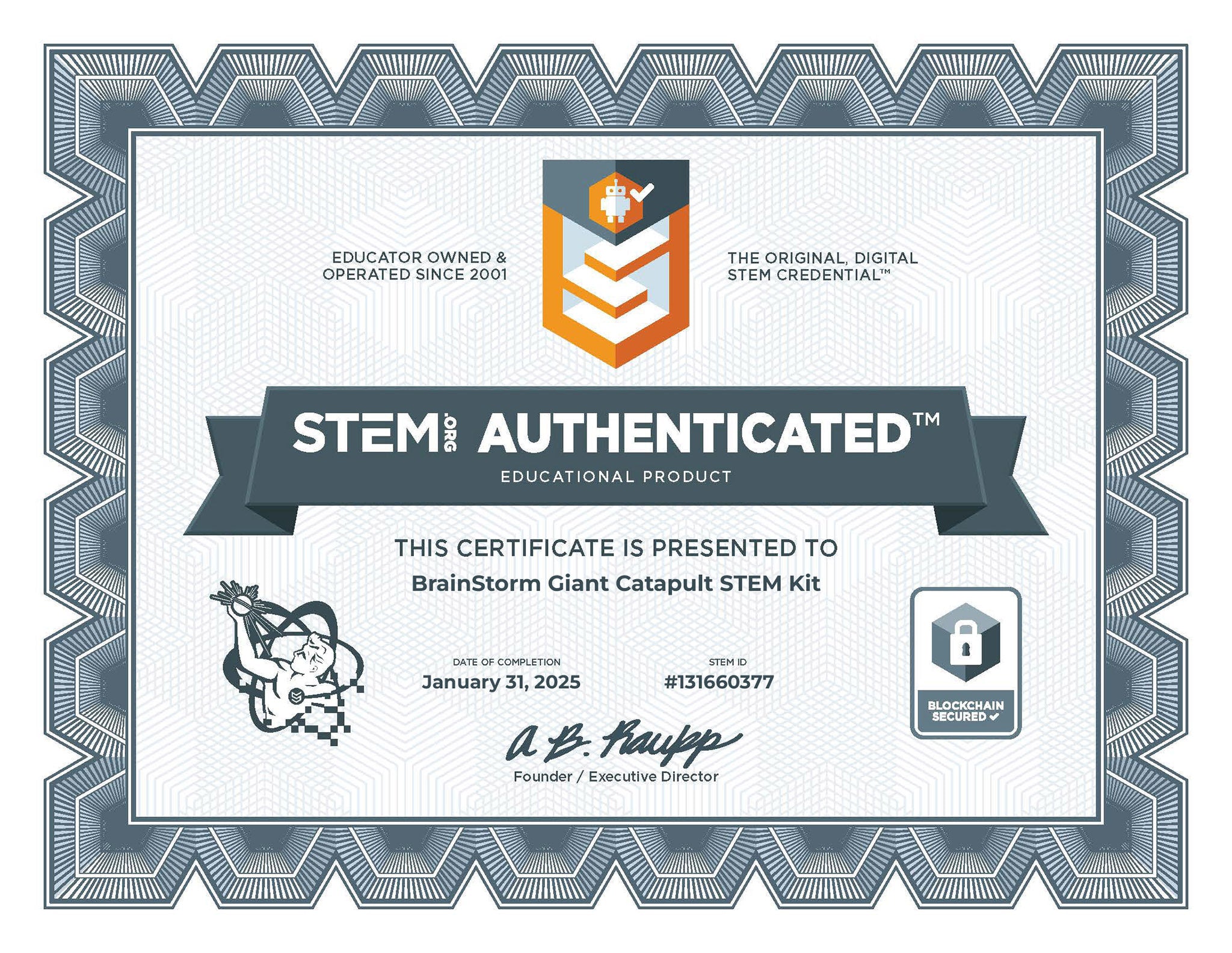 BrainStorm GIANT Catapult STEM Kit