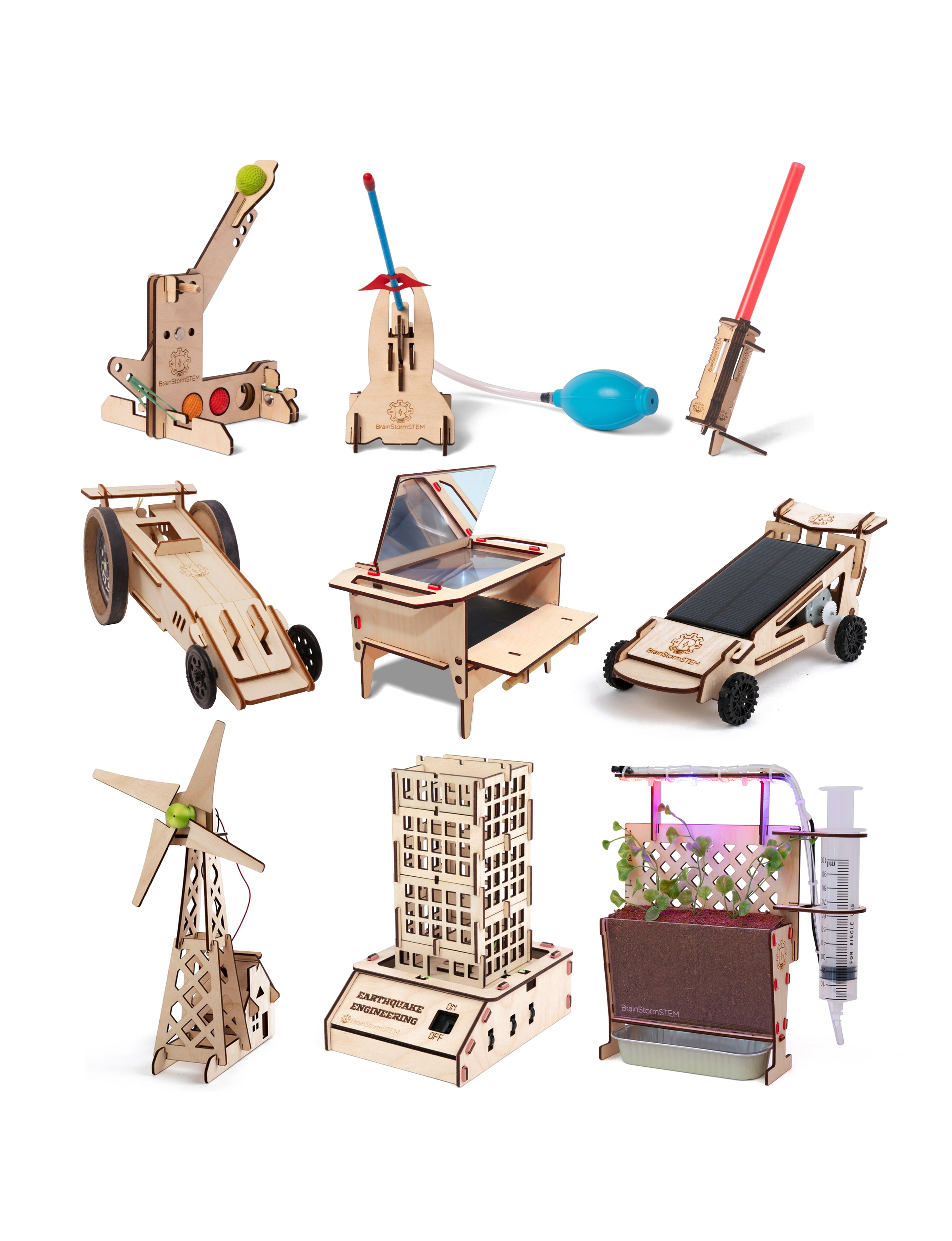 Makerspace Bundle - STEM Kit Variety Pack [50 of Each Kit for 450 Tota