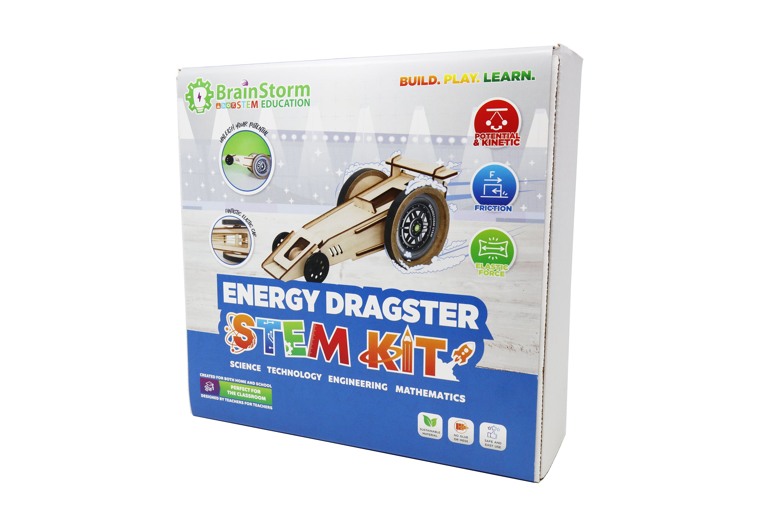 BrainStorm Energy Dragster STEM Kit