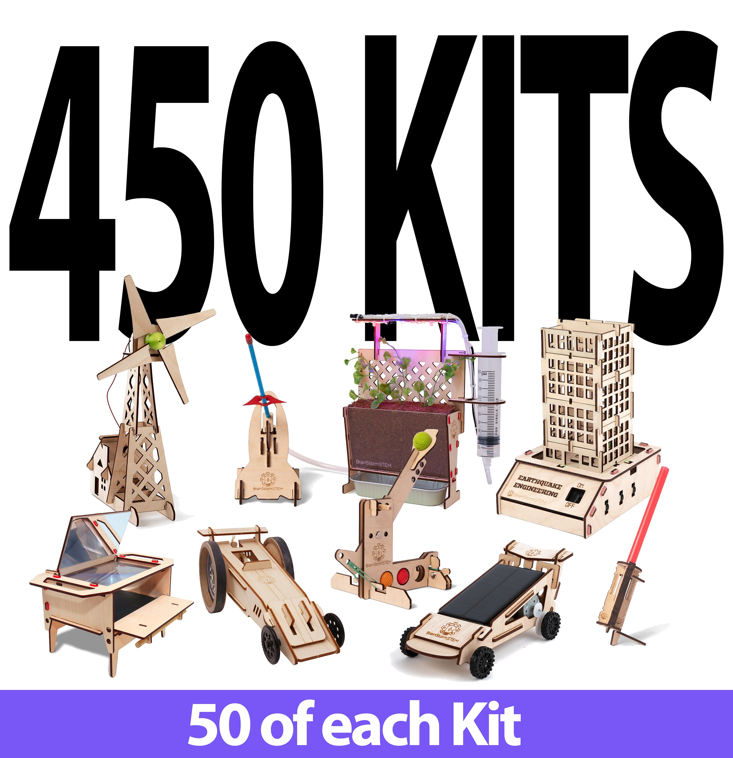 Multi-Class Complete Bundle - STEM Variety Kit [50 of each Kit for 450 total Kits]