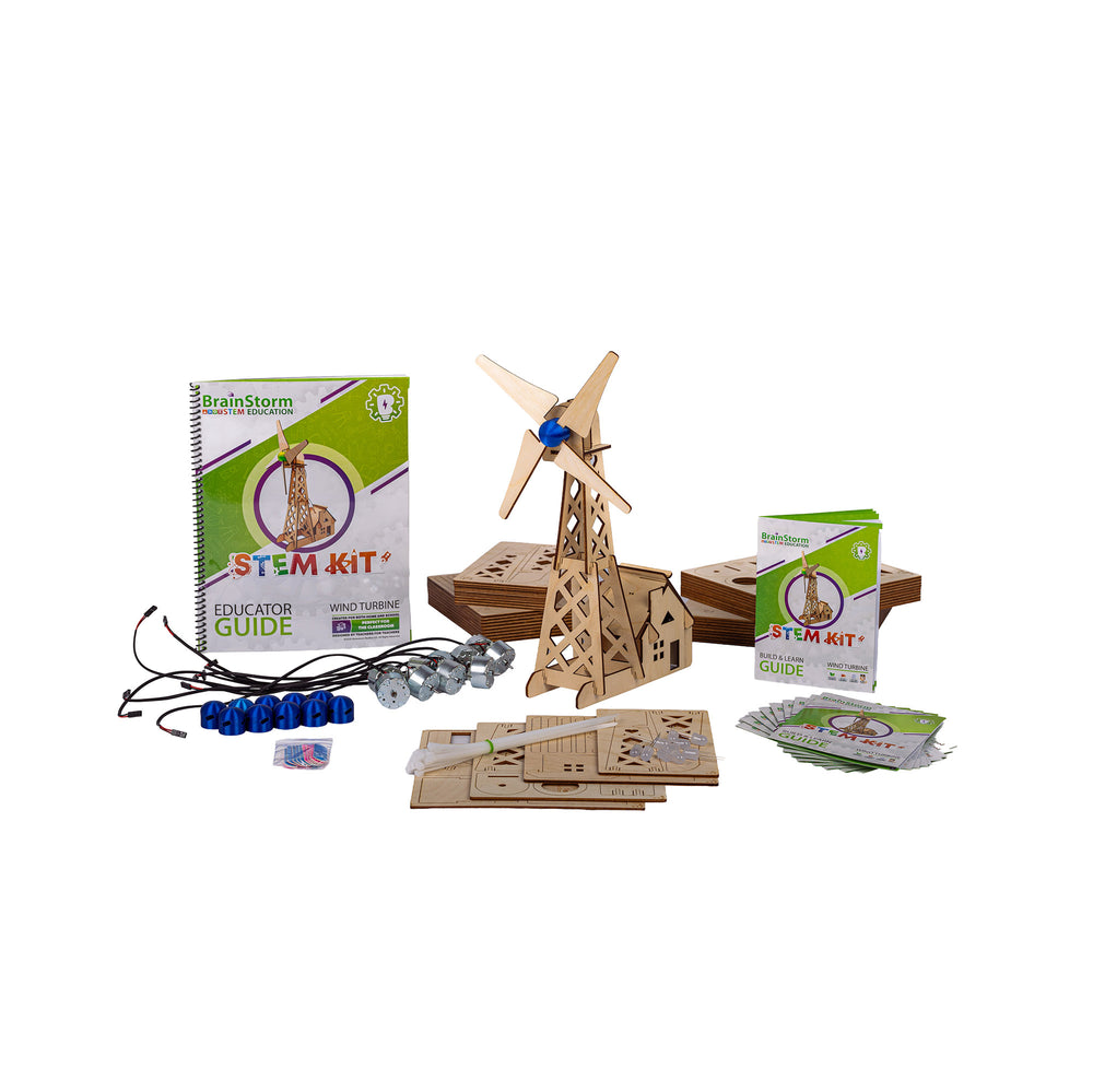 Wind Energy Science Experiment Kit - Build Kit - BrainStorm STEM